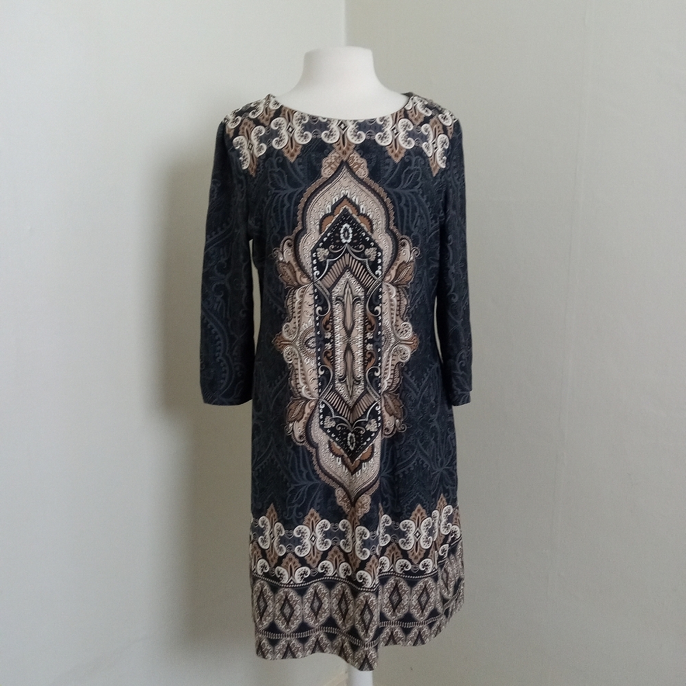 Charter Club Versatile Boho Patterned Pop Over Dress Size Petite Extra Large